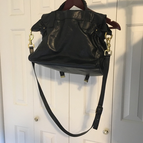 Mulberry Oversized Alexa Black Leather Gold Buckle - Picture 7 of 10